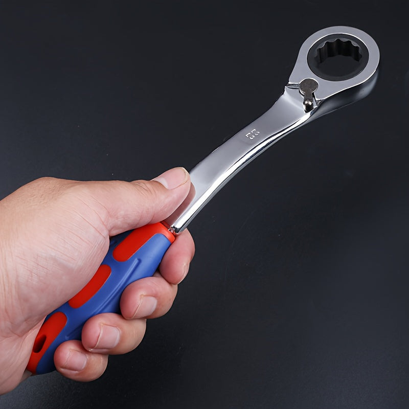 Juego de llaves de carraca universales de 7 piezas 8-19mm Herramienta de reparación de automóviles de metal