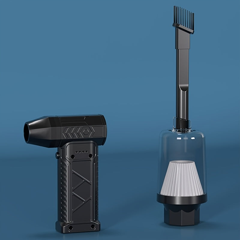 Портативный беспроводной воздуходув с мощным турбинным вентилятором 130 000 об/мин