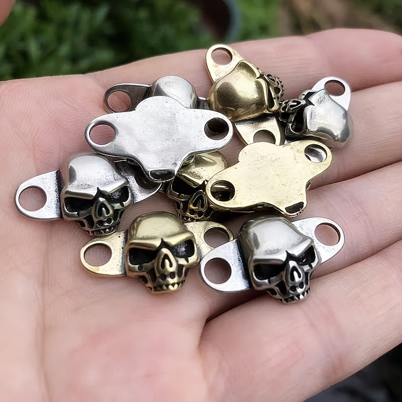 Unisex Skull-Themed Shoe Laces Wristbands Anklets Trendy Accessories