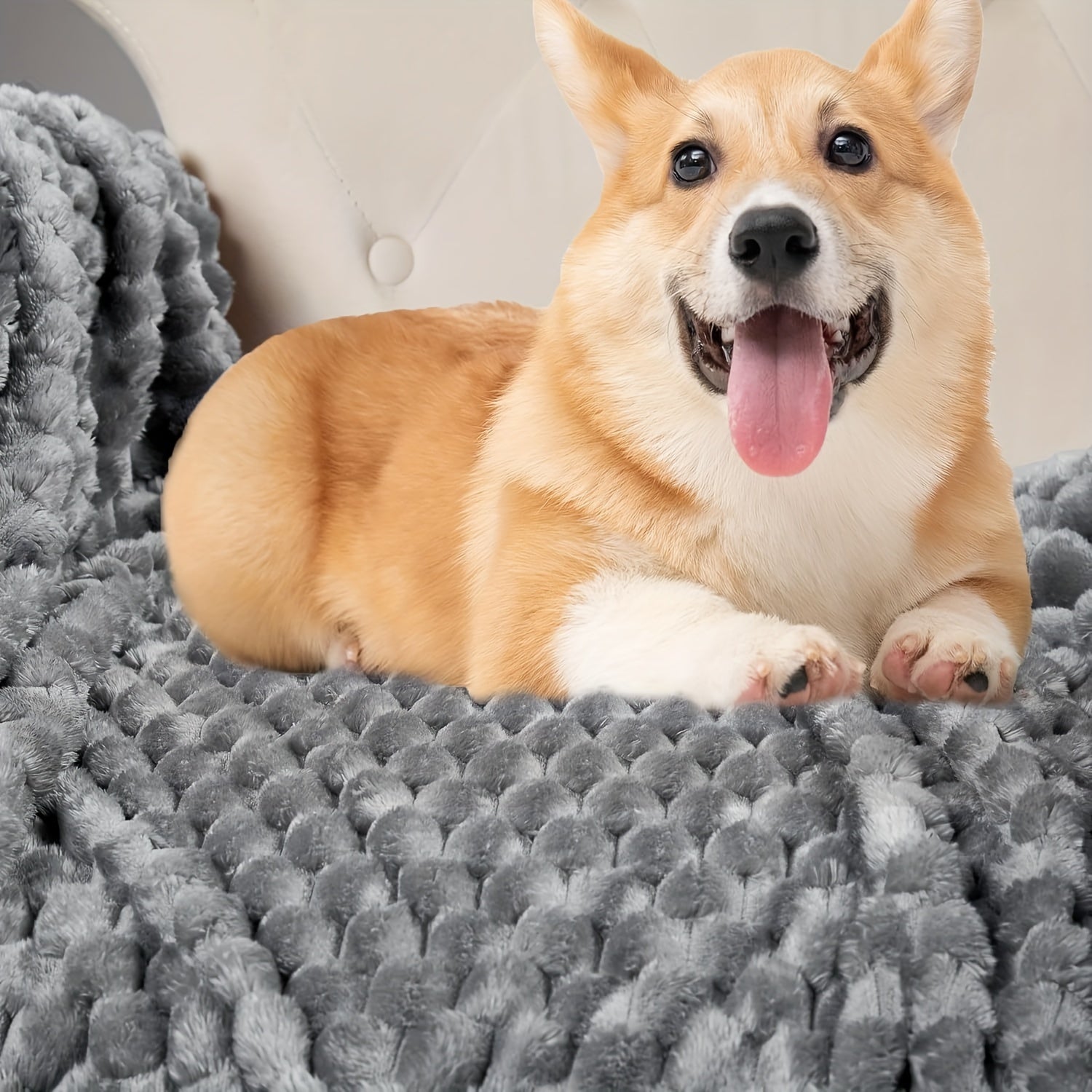 Cozy 3D Fleece Throw Blanket for Couch or Bed Large Plush Sherpa Warm