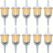 Universal gaz ichki yonilg'i filtrlari magnitlar bilan, mototsikl, ATV, kvad uchun 1/4 5/16, 10 ta paket