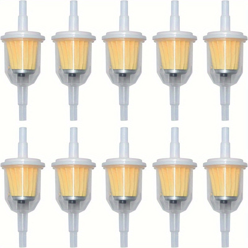 Universal gaz ichki yonilg'i filtrlari magnitlar bilan, mototsikl, ATV, kvad uchun 1/4 5/16, 10 ta paket