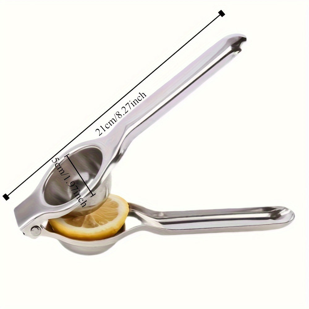 Exprimidor manual de jugo de aleación de aluminio, exprimidor de fruta de presión manual para granada, naranja, limón