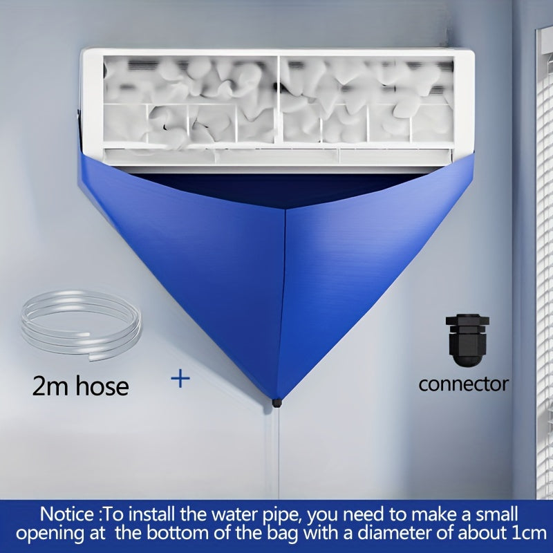 Air Conditioner Cleaning Kit 3 Pieces for Wall-Mounted Indoor Units Universal Catchment Bag