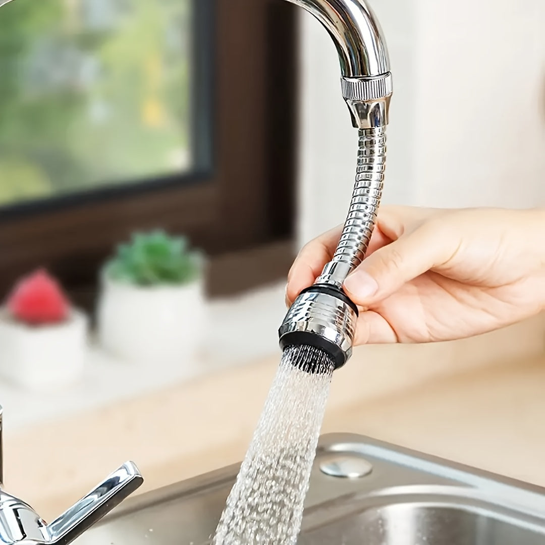 360° Kitchen Faucet Aerator Water Saving Swivel Basin Sink Extender
