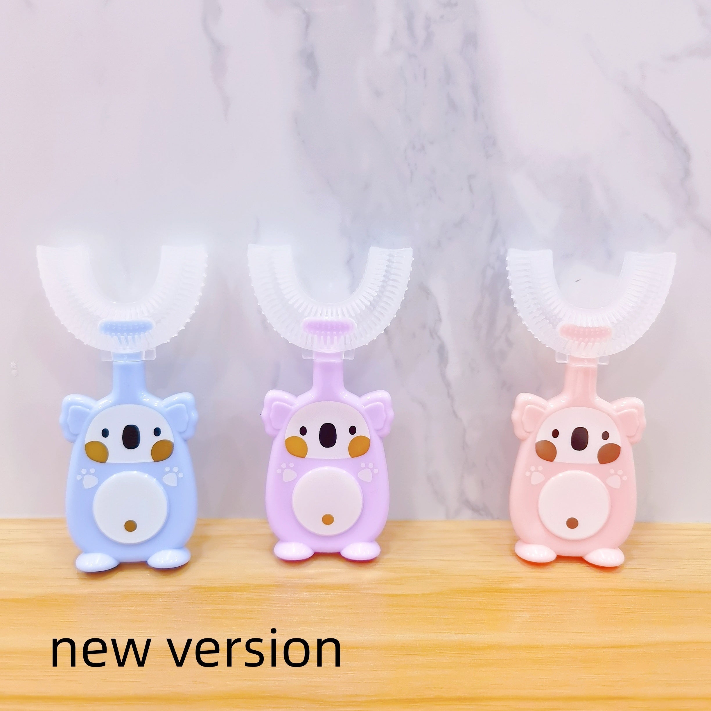 U-Shaped Toothbrush Soft Silicone Brush Head Manual Oral Teeth Cleaning