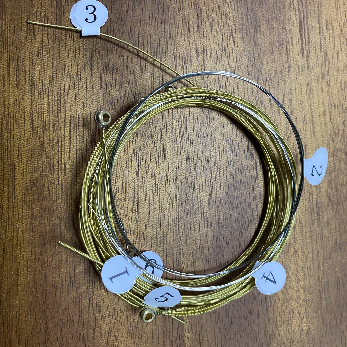 Acoustic Guitar Strings Bronze Roundwound Steel Core Bright Sound for Beginners