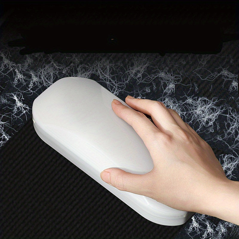 HandyPro Ko'p funksiyali qo'l vakuum tozalagich cho'tkasi - Uy va yotoqxonalarda uy hayvonlari sochlari, kiyimlar, yotoq to'saklari va chang tozalash uchun ideal, mustahkam plastikdan tayyorlangan.