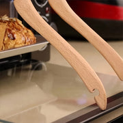 Extractor de rejilla de horno de madera de mango largo, utensilio de cocina para rejillas calientes y tostadoras