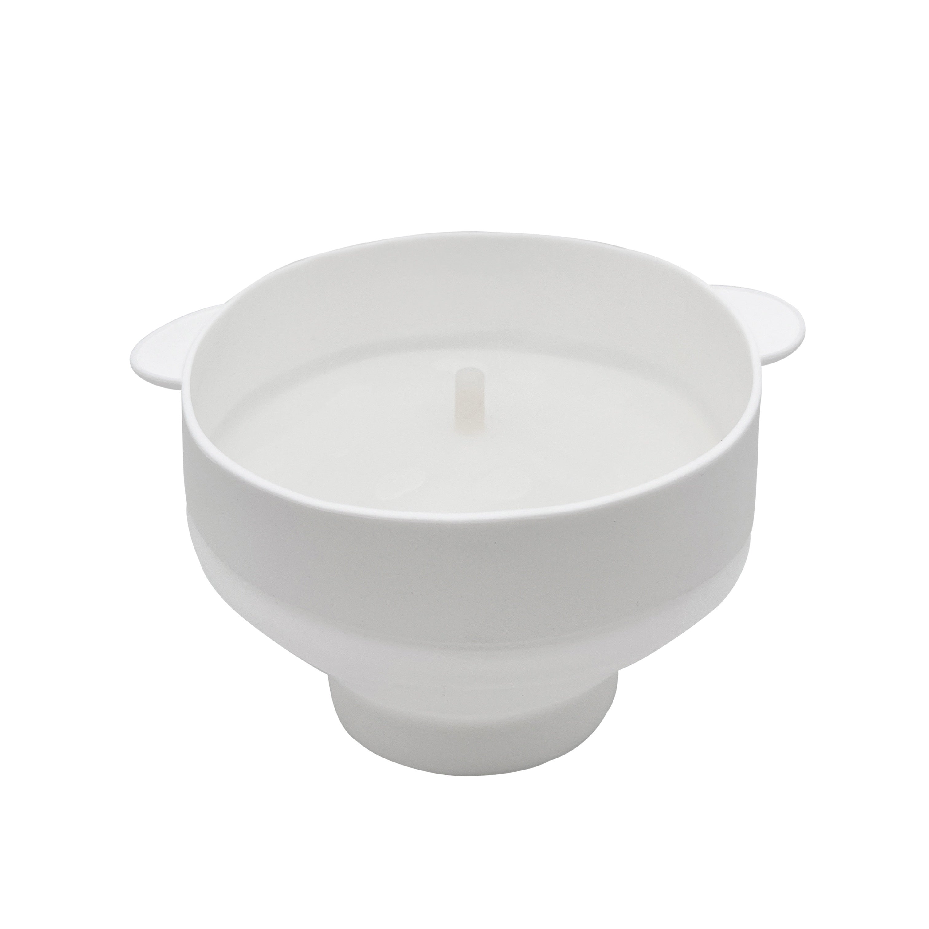 Conjunto de cubos de palomitas de silicona plegables con tapa para hacer palomitas de aire caliente