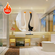 Toilet Brush with Angled Bristles Floor Mounted Long Handle Medium Stiffness