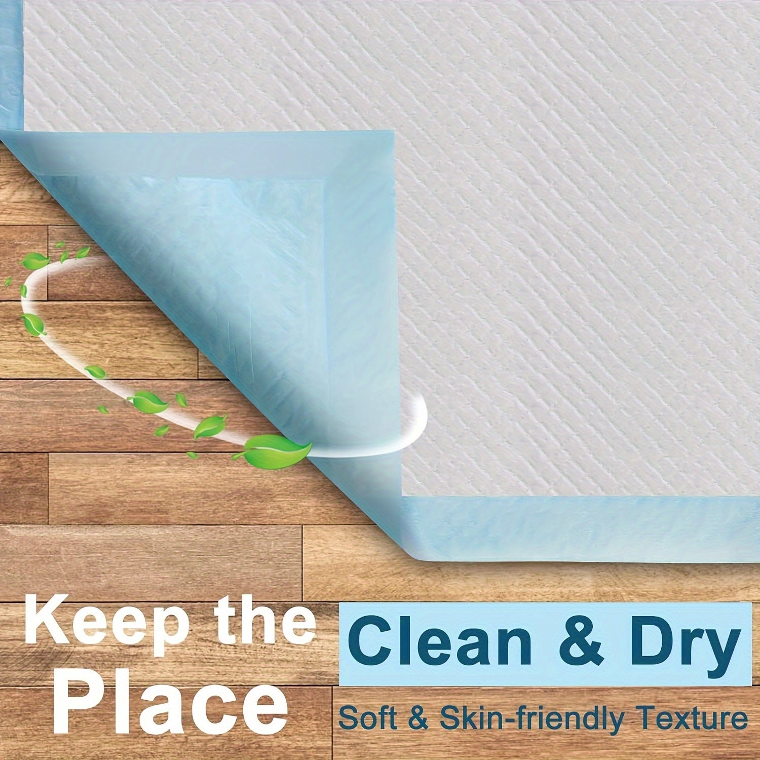 Paquete de 80 almohadillas de entrenamiento para perros de 55x85cm, almohadillas desechables para orinar con 6 capas de control de olores