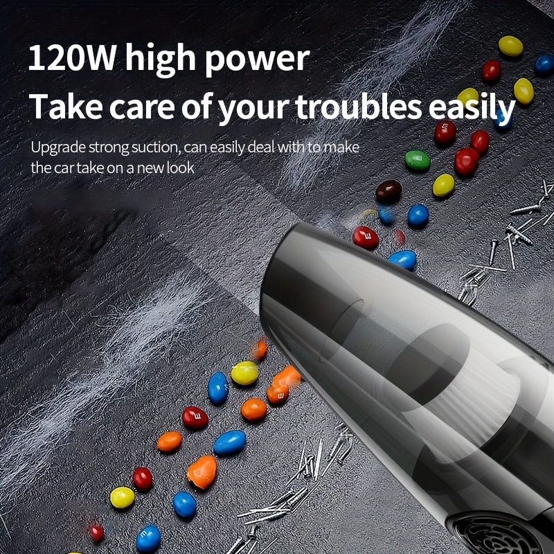 Portable Car Vacuum Cleaner with Strong Suction 12V Dust Removal