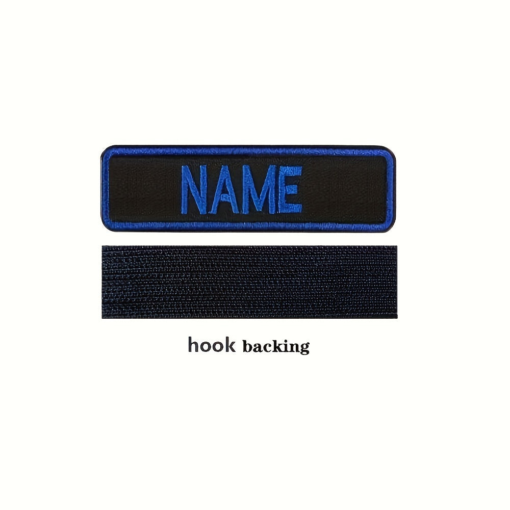 Personalized Embroidered Name Patch for Clothing and Accessories
