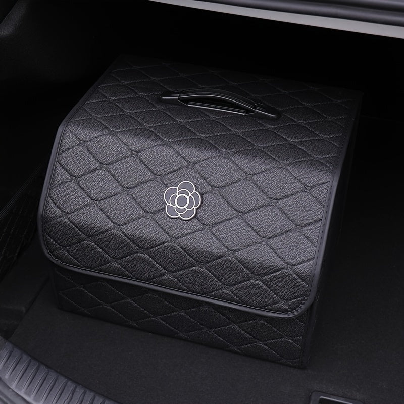 Caja organizadora para maletero de coche, almacenamiento multifuncional, accesorios para el interior