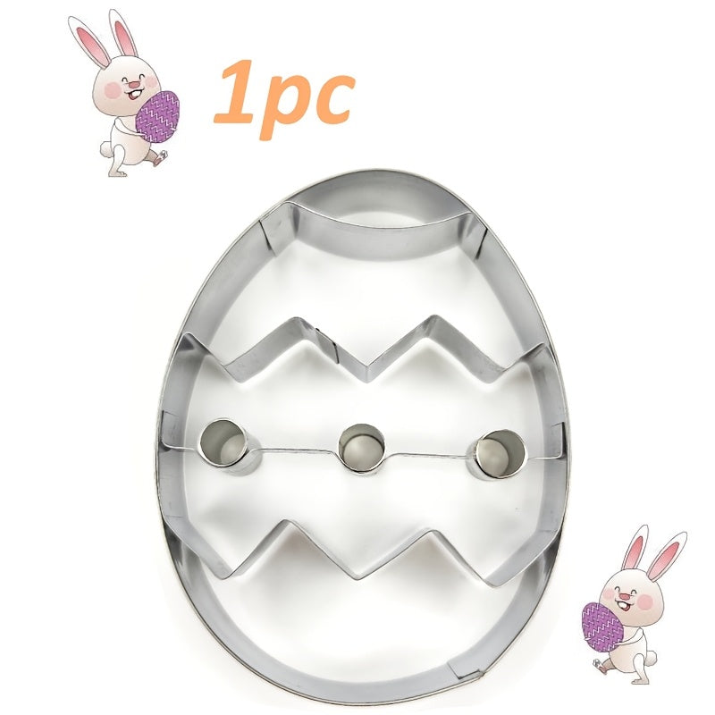 Easter Cookie Cutter Stainless Steel Egg Mold for Baking and Clay Sculpting
