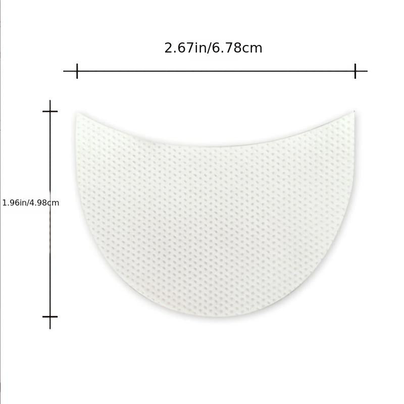 10/100 Pcs Disposable Eye Shields for Lash Extensions Semicircular Masking Pads
