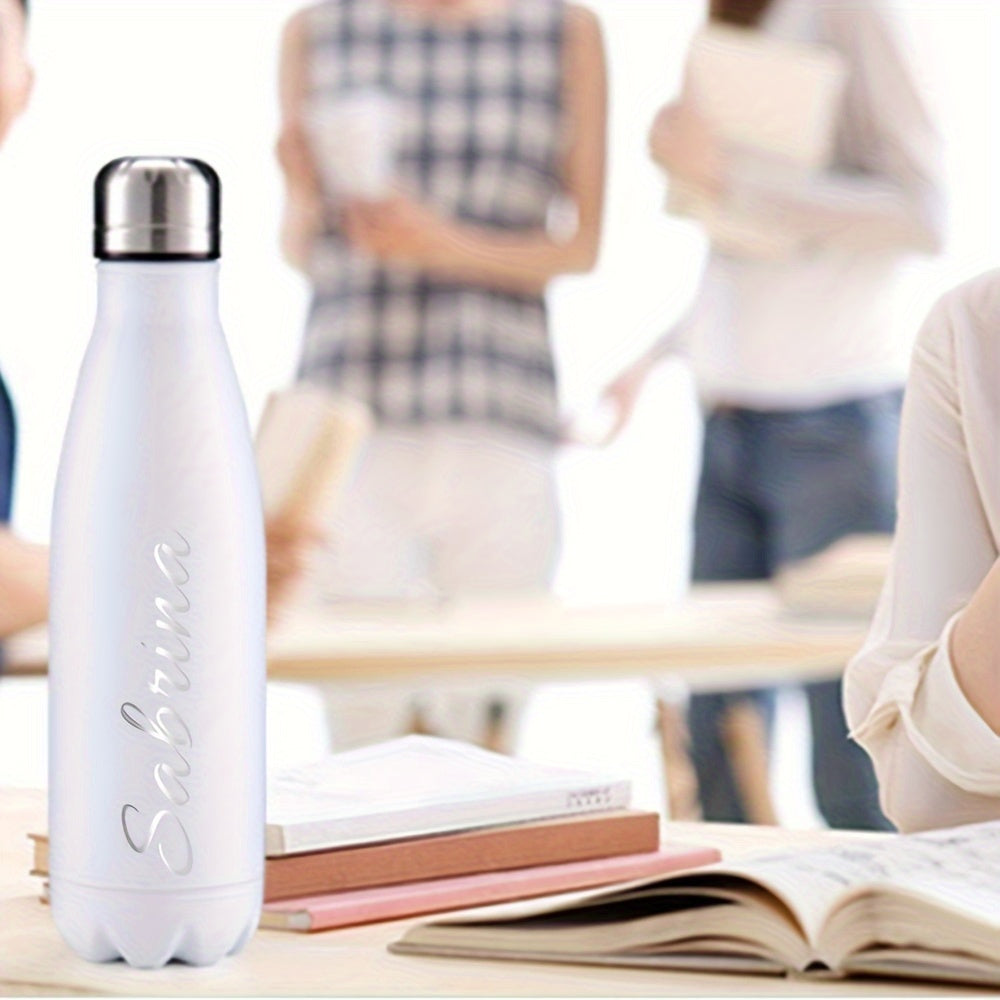 Personalized Stainless Steel Water Bottle with Sealed Lid and Insulation