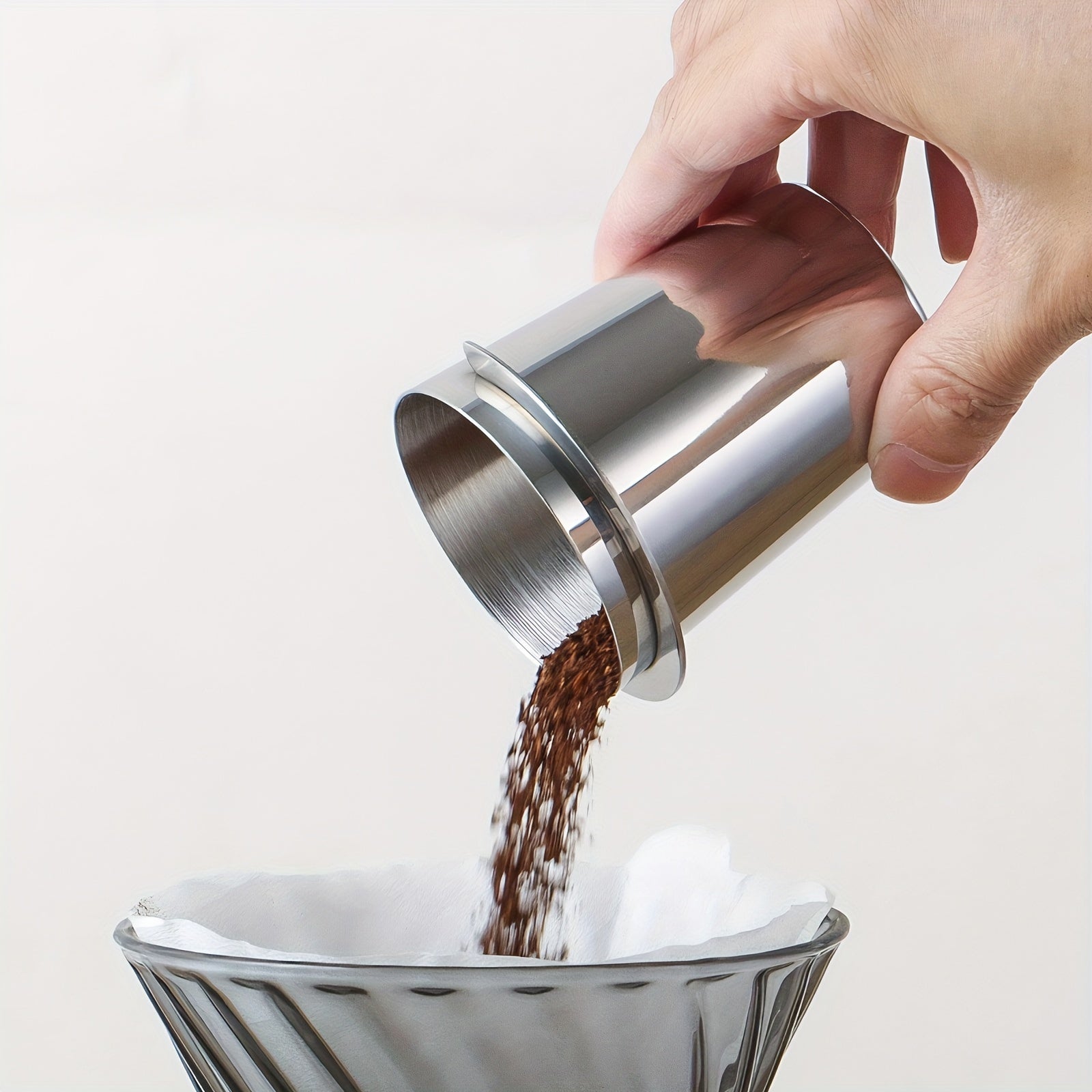 Stainless Steel Coffee Dosing Cup for Espresso Machines 58mm/53mm/51mm