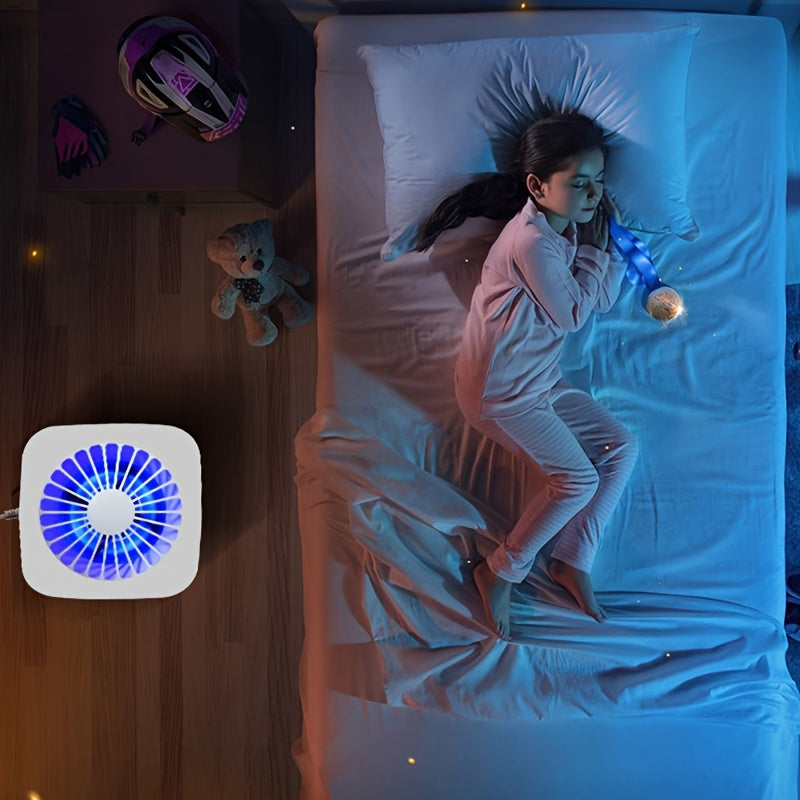 Smart Air Purifier for Large Spaces White Green Ultra Quiet Triple Filter