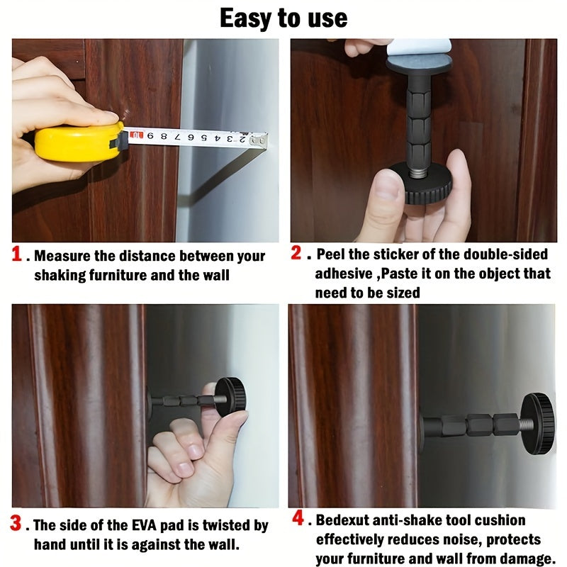 Adjustable Anti-Collision Furniture Stabilizer for Home Safety