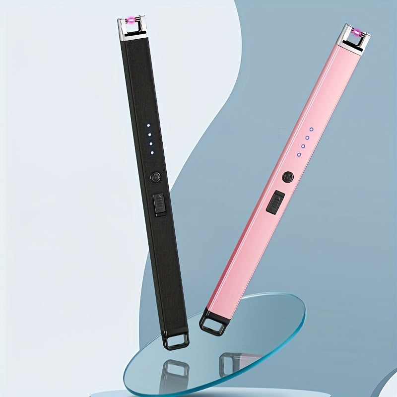 Rechargeable Windproof Electric Lighter for Candles and Gas Stoves
