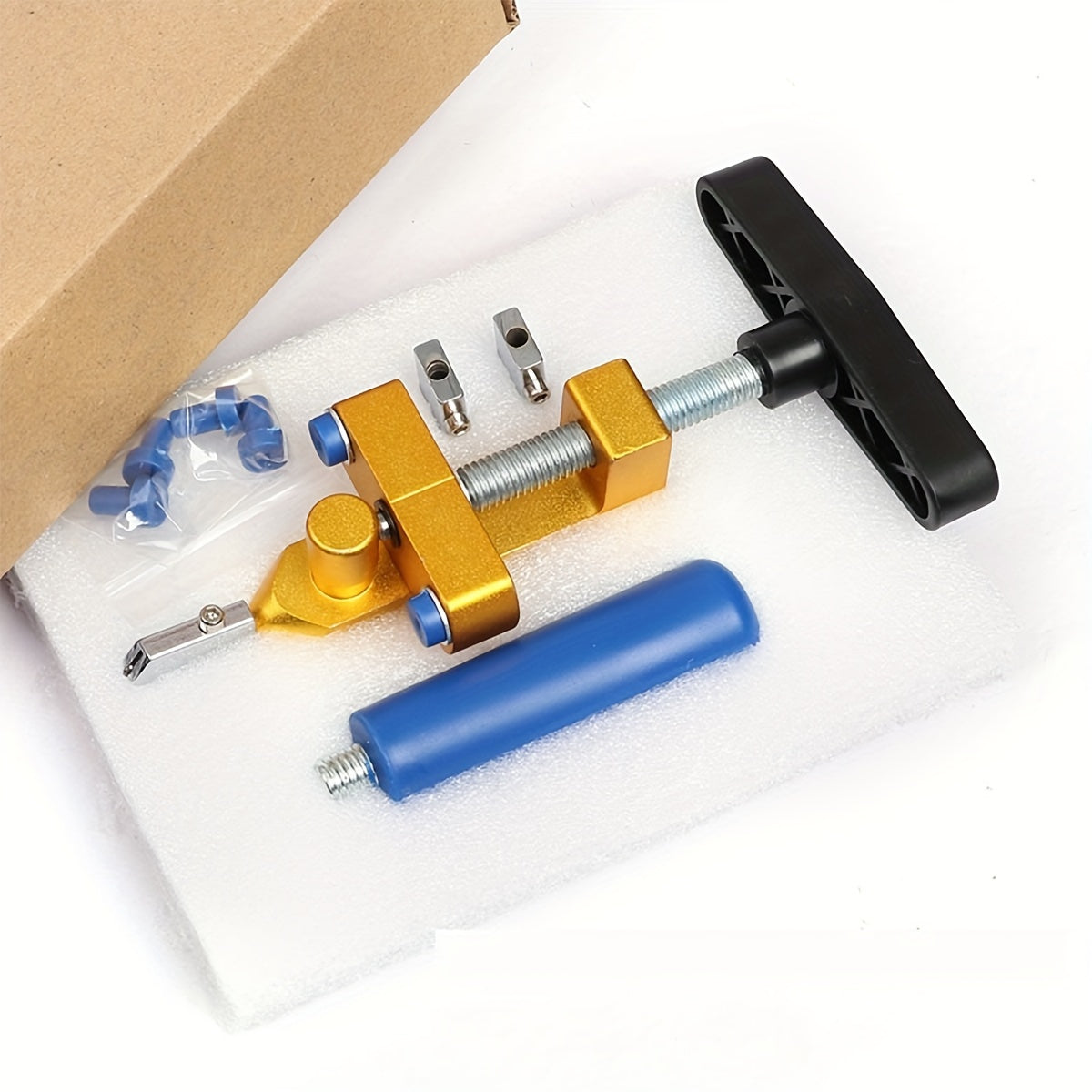 2-in-1 Diamond Tile Cutter and Breaker Pliers Set Stainless Steel Blades Ceramic Glass