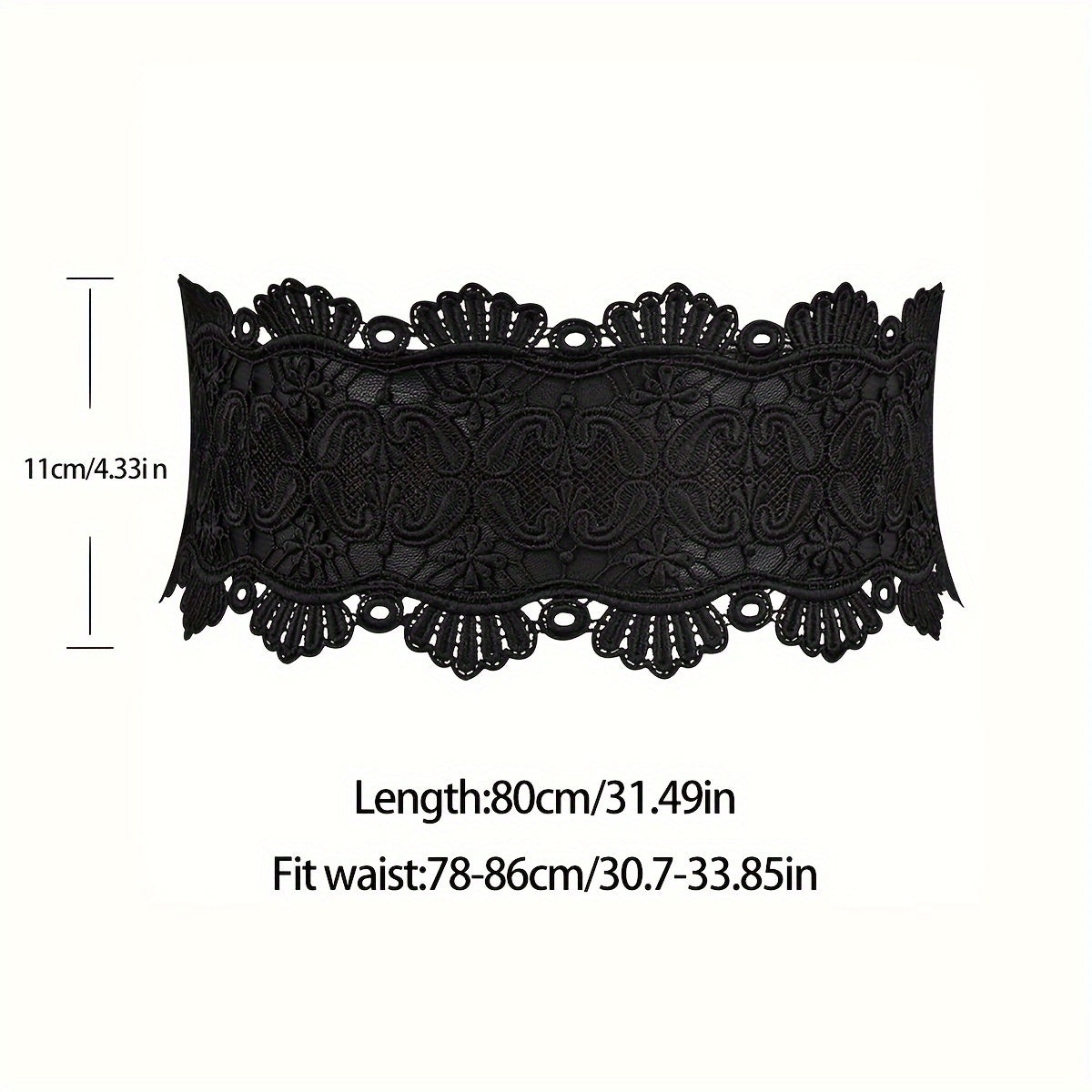 Женский эластичный пояс из кружева для юбок и рубашек с регулируемой пряжкой