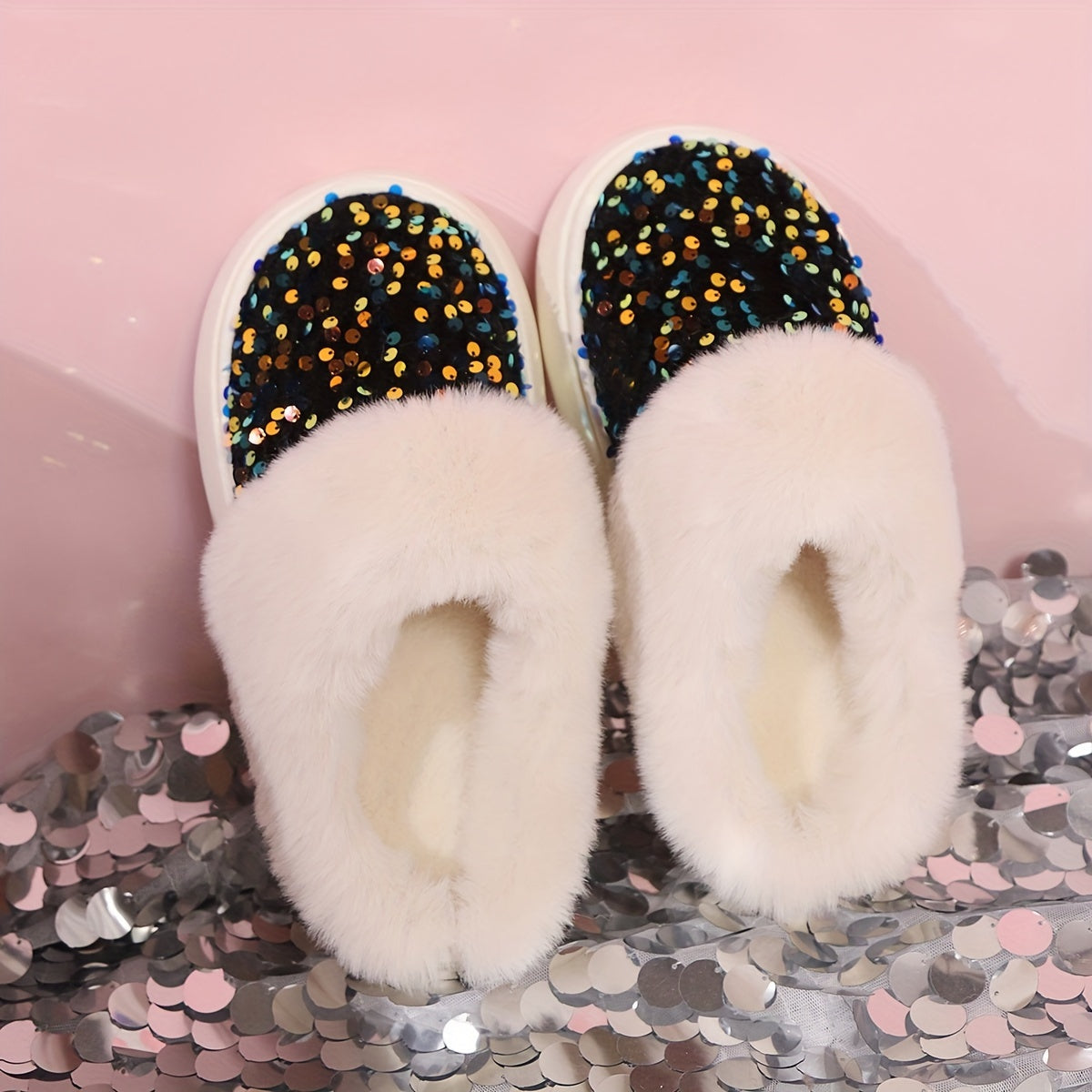 Women's Warm Soft Sole Indoor Slippers Non-slip Comfortable House Shoes