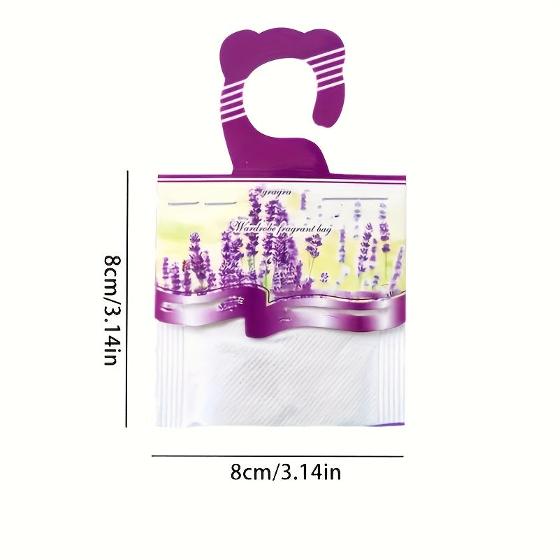 5 dona lavanda va osmanthus aromatizatsiya qilingan sachetlar, polyester aromatik sumkalar, shkaflar, avtomobillar, yotoqxonalar uchun