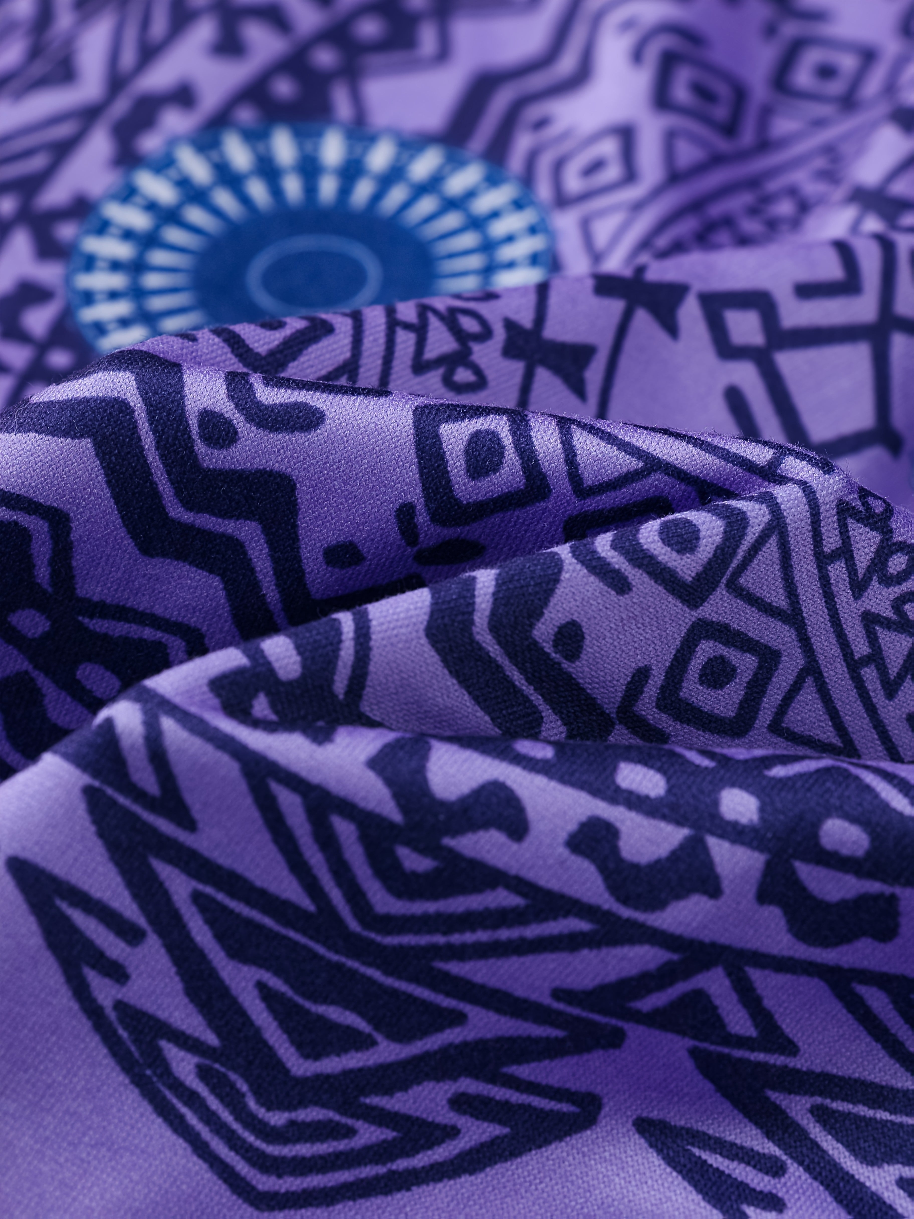 Plus Size Women's Sleeveless Nightgown Blue Purple Paisley Lounge Sleepwear