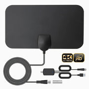 Indoor HD TV Antenna with 50+ Mile Range Signal Booster for 4K and HD Channels