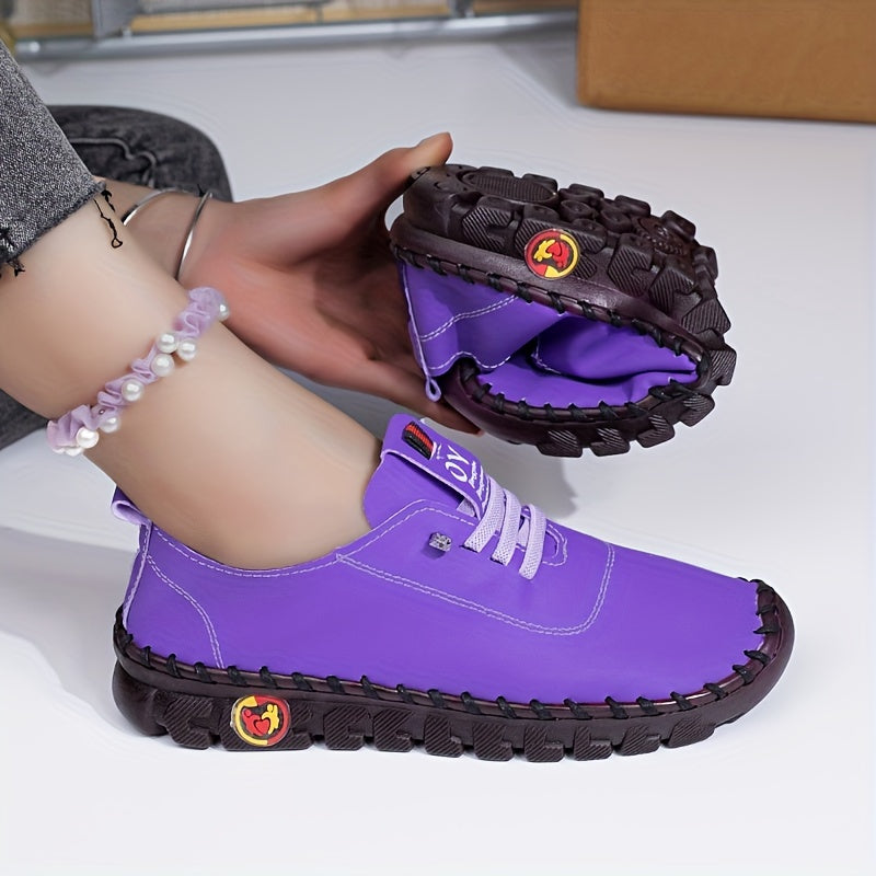 Women's Flat Sneakers Soft Sole Casual Walking Shoes Plus Size