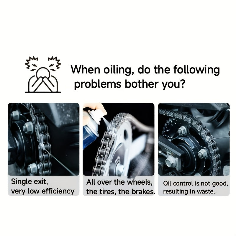 Набор для очистки цепи мотоцикла, герметичный маслонасос и щетка