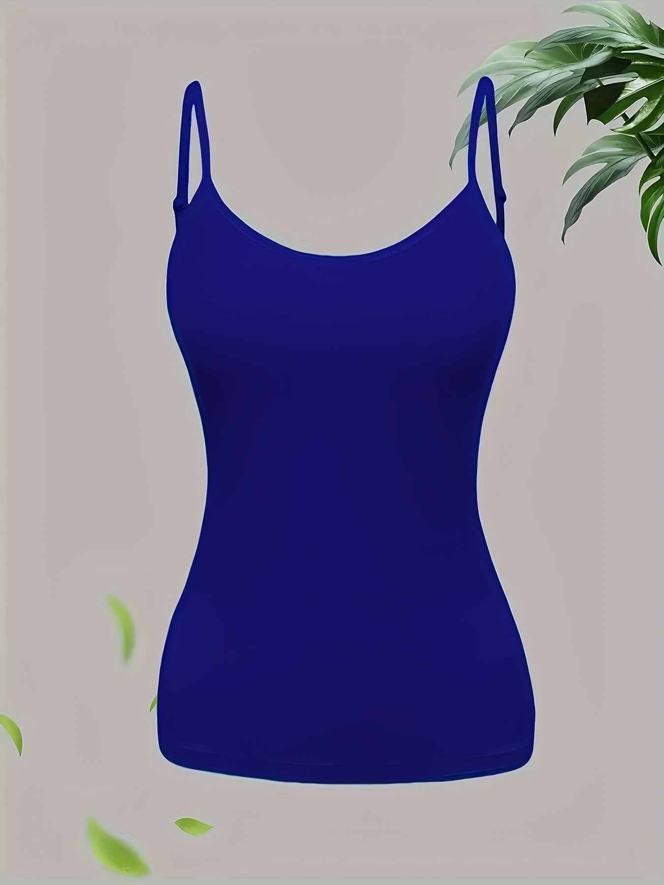 Plus Size Solid Color Knit Tank Tops 4-Pack Women's Casual Sleeveless