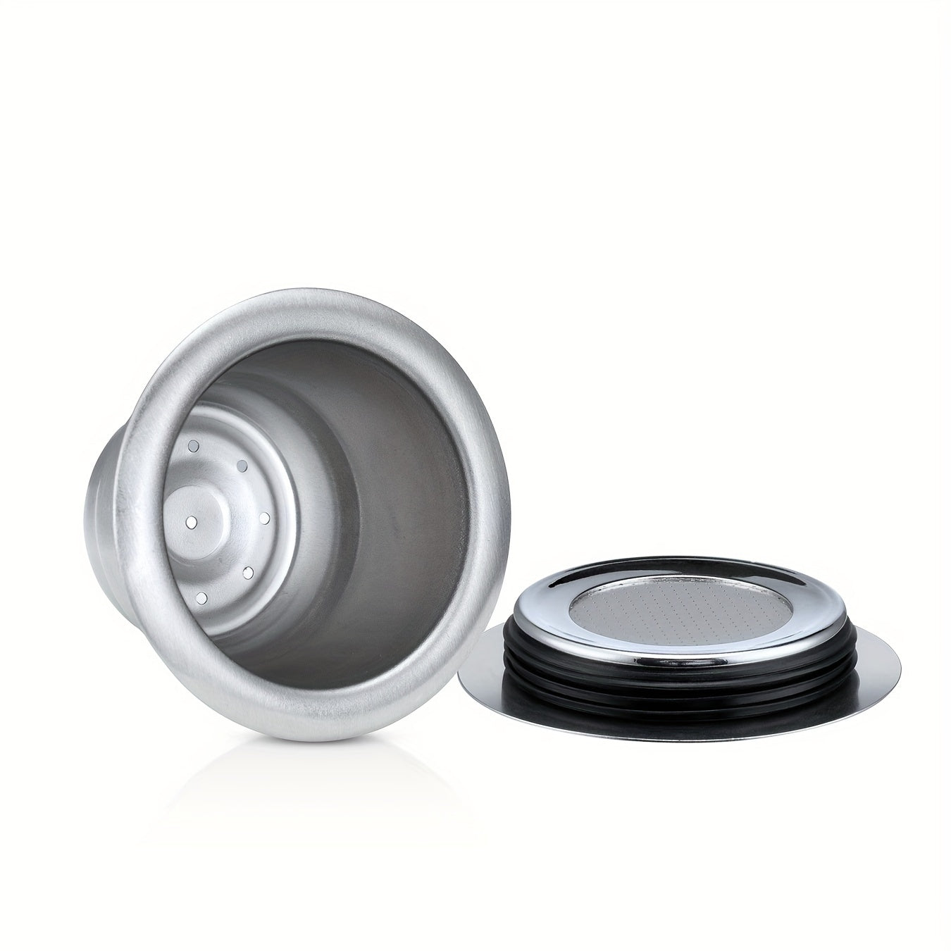 Stainless Steel Reusable Coffee Capsule with Bird Nest Design for Espresso Machines