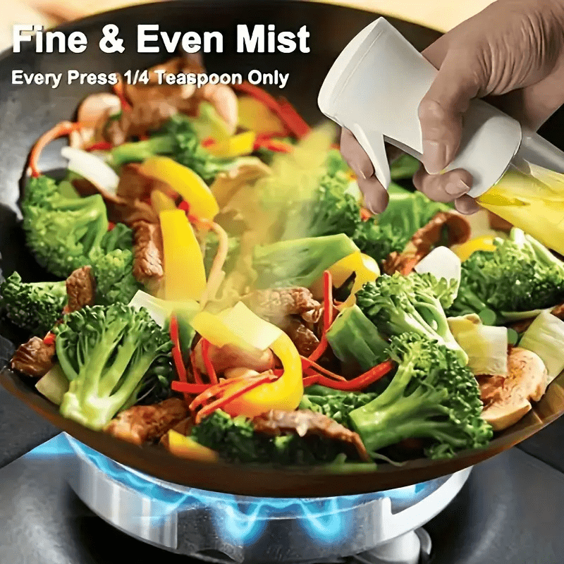 Botella dispensadora de aceite de plástico con función dual de vertido y pulverización, dispensador de aceite de oliva a prueba de fugas