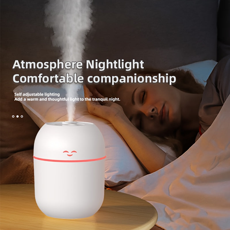 Silent USB Humidifier with Night Lights for Kids and Adults