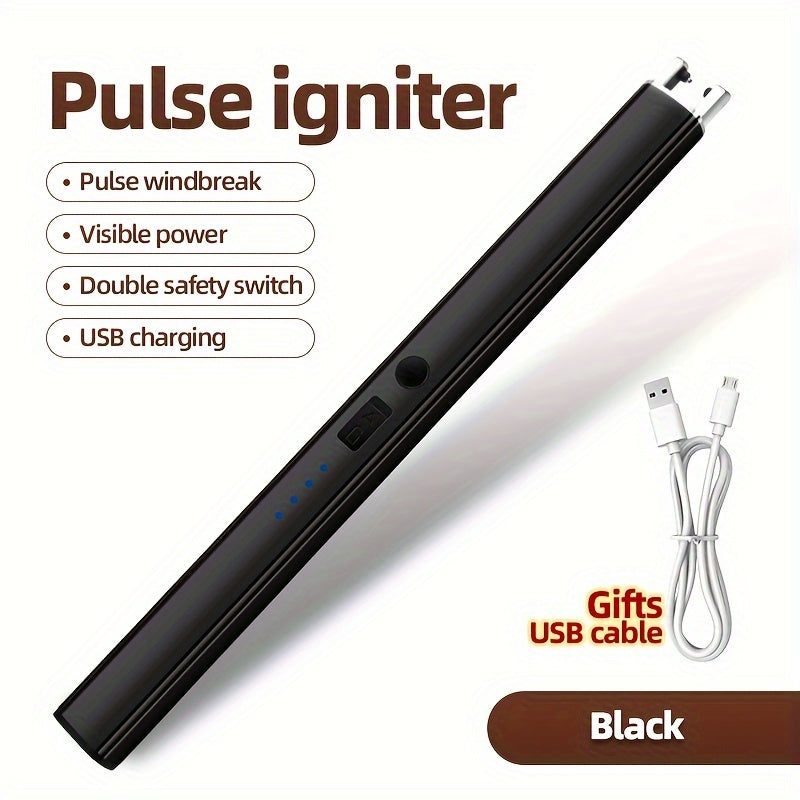 Rechargeable Kitchen Ignition Gun Stick Lighter for Gas Stoves and Candles