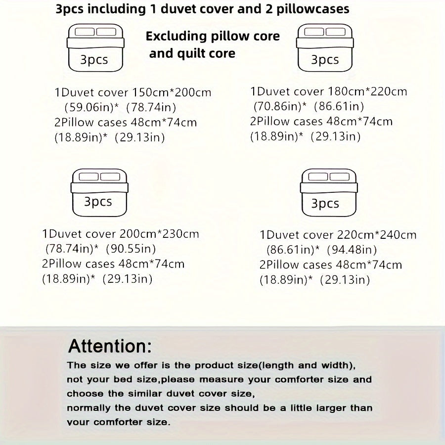 3-Piece Satin Jacquard Bedding Set with Duvet Cover and Pillowcases Golden Contemporary Bedroom Guest Room