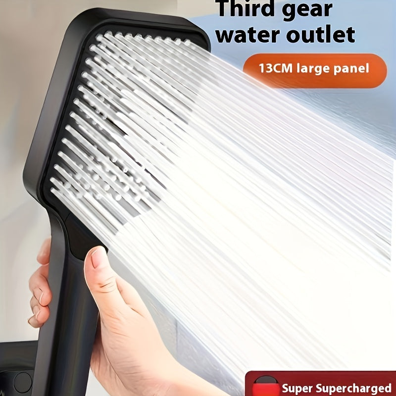 Душевой комплект с двойным душем, водопадным смесителем, распылителем, 4-в-1 управлением, регулируемыми режимами воды, горячей и холодной водой, а также регулируемой высотой.