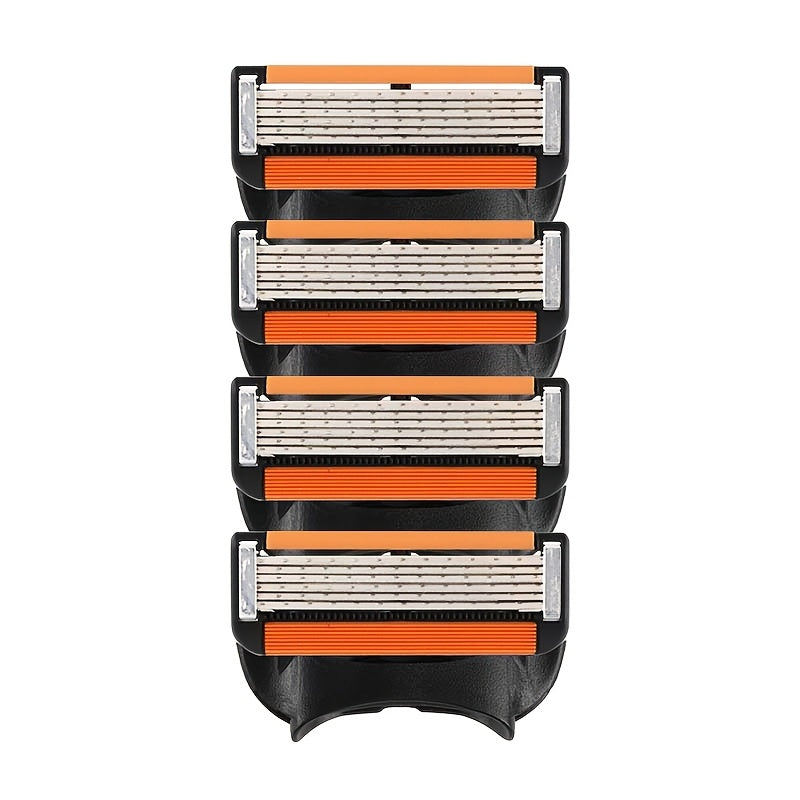 Men's Disposable Razor Set with 24 Blades, Refillable Metal Blades, Easy to Use