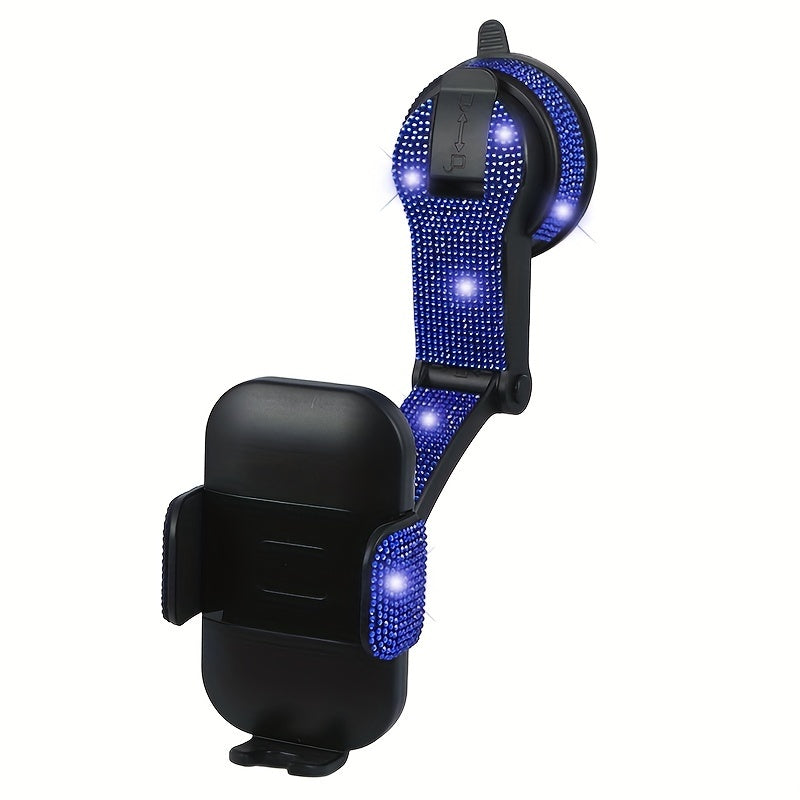 Soporte universal para teléfono de coche con ventosa, rotación de 360°, anti-vibración y soporte para navegación