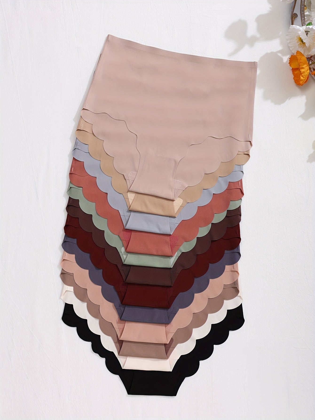 Women's Seamless High Waist Briefs Solid Colors Comfortable Underwear