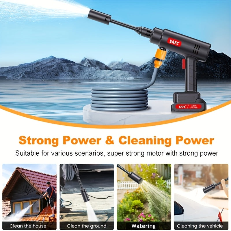 Wireless High Pressure Electric Pressure Washer for Car and Floor Cleaning