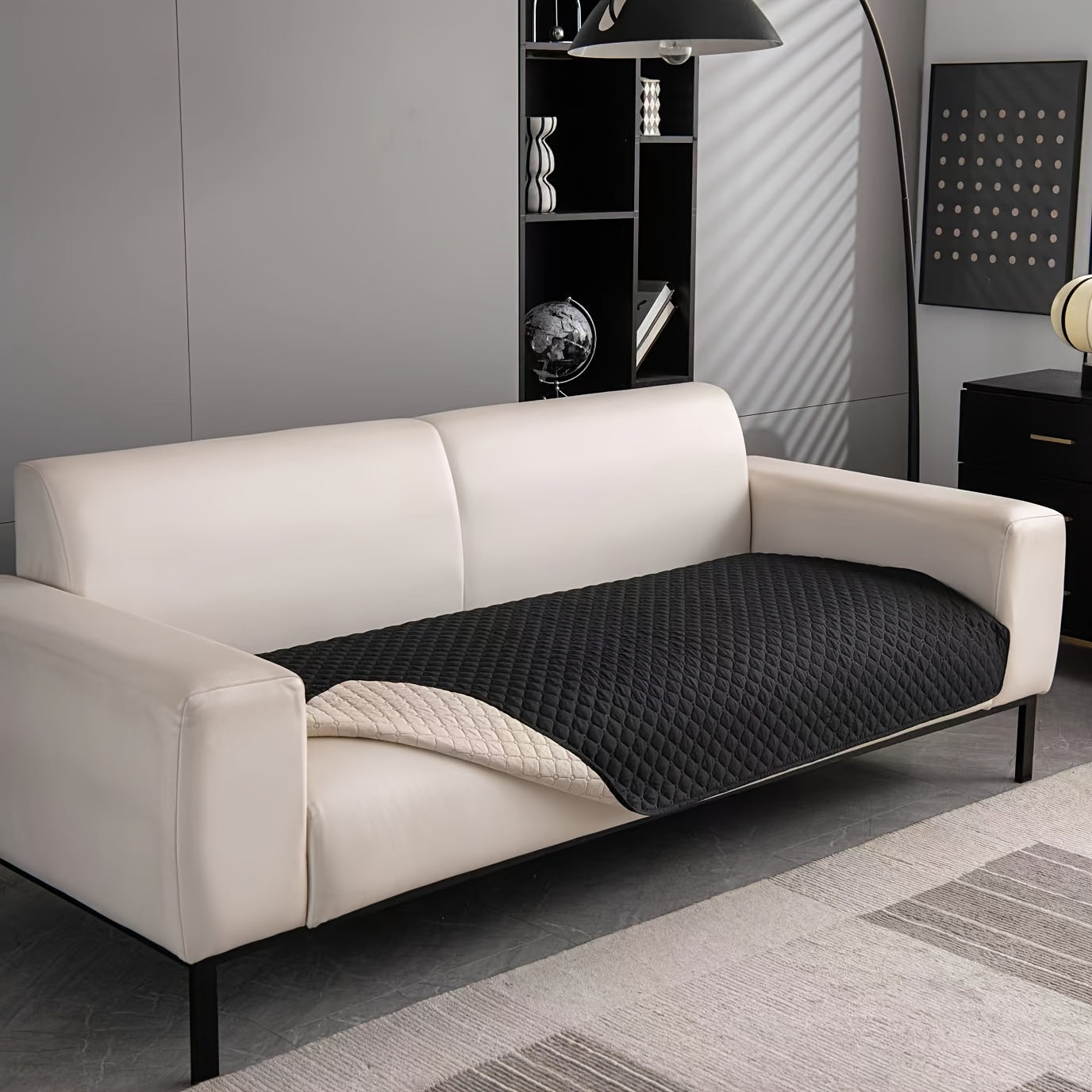 Pet Sofa Cover Four Seasons Machine Washable Fits 1-4 People Polyester