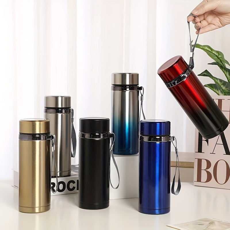 Men's Stainless Steel Travel Mug with Tea Strainer Large Capacity Wholesale