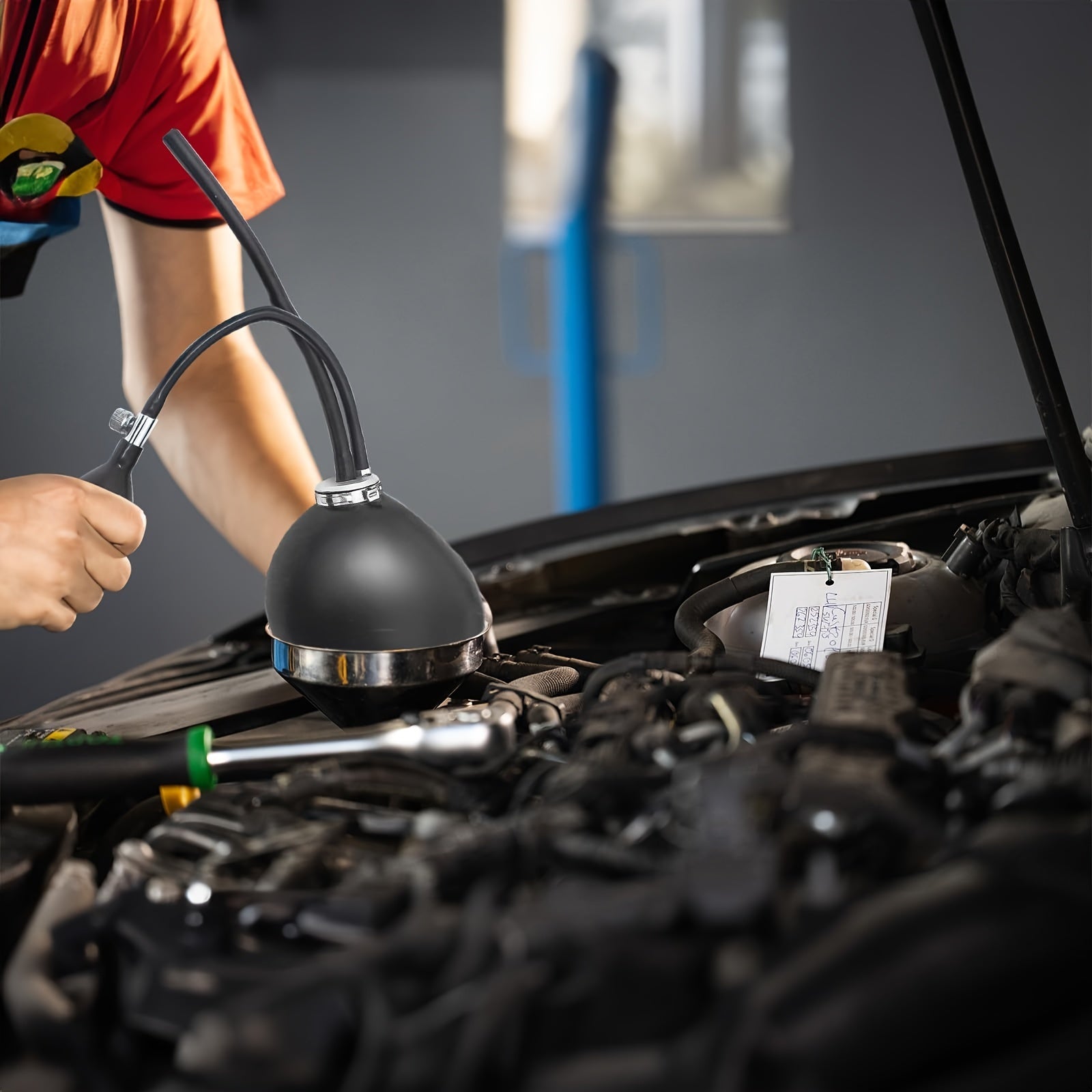 Universal Automotive Smoke Machine Intake Bladder Easy Intake Adapter