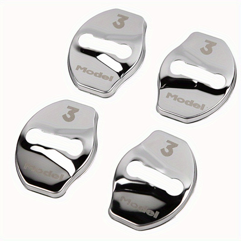 Decorative Protective Door Lock Stickers Rust-Prevent Cover for Car