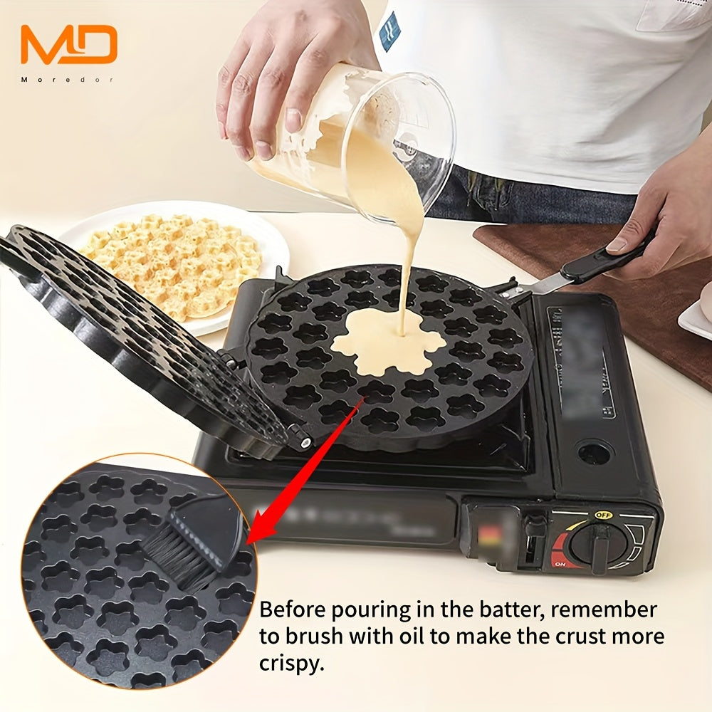 O'ziga xos o'rtacha o'lchamdagi o'rtacha ikki tomonlama qovurilgan panjara, o'rtacha o'lchamdagi qovurilgan panjara, sendvichlar, pirojnoe va DIY shirinliklar uchun ideal. Faqat qo'lda yuvish. Uyda pishirish uchun mukammal.